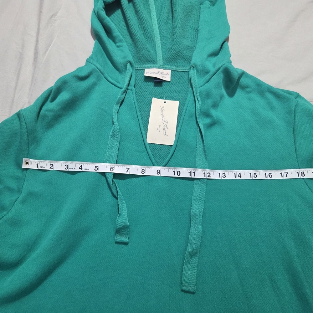 Universal Thread Women's Mini Fleece Long Sleeve Green Tunic Dress Size M NWT - Picture 11 of 13